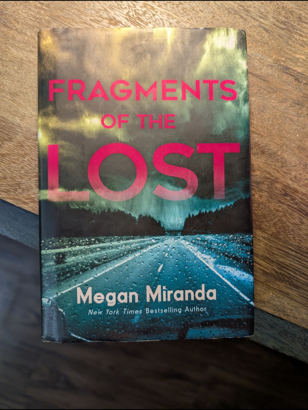 Fragments of the Lost by Megan Miranda - Teal & Pink Hardcover